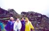 Ruth Aguillón, Martha Cervantes, Martha Morado y Consuelo Molina Ulloa, en una visita a Machu Pichu, en Perú.
