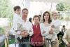 Ana Cristina García de Inzunza con su hijo Pablo; la festejada y José Pablo Inzunza Fernández.