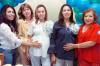 ma_11032006 
Con motivo del próximo nacimiento de sus respectivos bebés, Claudia de Miranda y Ariana de Sánchez disfrutaron de una fiesta de canastilla que le ofrecieron Bertha Hernández, Amada Miranda y Alicia de Romero.