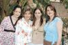 va_27032006 
Alicia de Cárdenas con sus hijas Alicia de Torres y Yadira de González y su futura nuera Ana Lorena García.