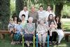 María e Irene Cosío junto a la familia Collier de la Marliere Subealdea.