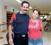 02062006 
Jaime Trujillo viajó a República Dominicana, lo despidió Ana Karla Verdeja.