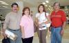 11062006
Octavio Castillo e Ivonne Fisher viajaron al DF, los despidió Juan Candelas.