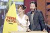 Aquí en la presentación de una terna, Snoop Dog y Ashley Olsen.

Jennifer Aniston y Vince Vaughn recibieron la distinción a la pareja con más química de la gran pantalla. Aunque no pudieron asistir a la gala, los novios agradecieron el galardón a través de videoconferencia.