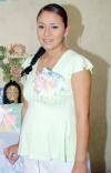 03092006 
Marisol del Toro Mauricio recibió numerosas felicitaciones por el próximo nacimiento de su bebé.
