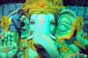 El dios hindú Ganesh encabeza uno de los festivales más grandes del país.

La cabeza dorada de la deidad auspicia que se superarán los obstáculos.