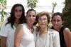 06092006 
 Señora Guadalupe Moreno de Zurita con sus hijas Alejandra, Lourdes y Teresa, organizadoras de su convivio de cumpleaños