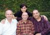 13092006 
Don José Calvete con sus hijos Margarita, Manuel y Ricardo
