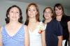17092006 
Alicia Espinoza Torres contraerà matrimonio en breve, por ello, Guadalupe Jimènez, Priscila Santacruz y Alicia Torres.
