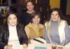 28112006
Gloria Rodríguez, Ana de Peña, Norma de Bustos y Lupita Villarreal.
