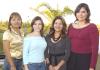 21122006
Ruth Berlanga de Ávila, Sonia Delgado de Arriaga y Lilia Vega junto a las expositoras Raquel Munitz de Benabib y Christine A. Nelson.