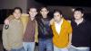14012007 
Adolfo Villar Saldaña con sus amigos Jorge Cepeda, Ricardo Sifuentes, Luis Macías y José Àngel Flores.
