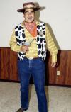 14012007 
Beto Elizalde asistió a una fiesta de disfraces, personificado como Woody de la pelìcula Toy Story.