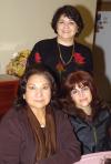 26012007 
Martha Morales. Marcela de Lugo e Irma Esther Morales.