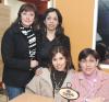 31012007
Norma Delgado, Chacha de Aguilar, Laura Pereyra y Cristy de Salinas.