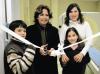 Pilar E. de Villarreal, Francisco Hamdan y Pilar C. de Hamdan.