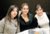 Meche Romo, Roxana Montañéz y Priscila Álvarez.