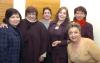 09022007 
Sara de la Garza, Armandina Marmolejo, Güera de Vargas, Lupita Manzanera y Yoya de Rosales felicitaron a Peregrina de Silveyra en su cumpleaños.