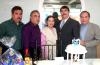 10022007 
 Gerardo Estrada junto a sus hermanos Jesús, Norma, Leticia, Carlos y Raúl el día de su cumpleaños número 50