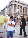 Juan Manuel Frausto Molina en el Partenón de Atenas, Grecia.