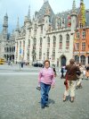 Vicky Enríquez Aguirre visitando Bruselas en plan de vacaciones en el mes de junio 2007.