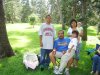 4 de julio. Día de la independencia de EEUU en el parque Washington de Denver Co. Familia Romero Morales. Flavio Cesar, Myrna Lucero, Jose Roberto, Luis Alberto y Barbara Celeste