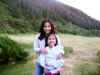Mariana y Andrea García Alonso de vacaciones en Woddy Creek, Colorado. Ellas son hijas de los Sres. Carlos García y Yasmin Alonso