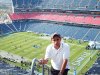 Roberto Giron ne el estadio de los Titanes en Nashville Tennesse, USA