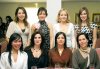 DEJARÁ DE SER SOLTERA
Cristina Giacomán, Paulina Landeros, María Barranco, Ana Karla Veyán, Mariana García, Araceli Martínez, Silvia Ramírez, Paty Pérez, Alma Ugalde, Alicia Dorantes, María Rosa Medina y Montserrat Encinas.