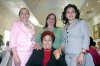 04032007 
Margarita Robledo de Cuéllar celebró su onomástico, acompañada de sus hijas Isabel, Blanca y Verónica Cuéllar.