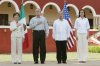 El presidente Felipe Calderón, reprochó a George W. Bush su abandono a México y le pidió que se retome “nuestra relación hacia un camino de mutua prosperidad”. Por su parte el presidente de los Estados Unidos se comprometió a cooperar en la lucha contra el narco y a impulsar mejoras en materia de migración.
