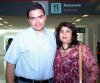 16032007 
Manuel Valadez y Élida Gutiérrez viajaron al Distrito Federal