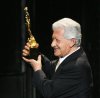 El actor Ignacio López Tarso recibió el Ariel de Oro por su trayectoria cinematográfica.