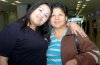 24032007
Elizabeth Álvarez viajó aTijuana, la despidio Irma Estela Vásquez.jpg