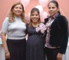 04032007 
Ana Cecilia Quiñones de Blando, en la fiesta de regalos que le ofrecieron para las bebés que espera.