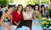 Juliana Teixeira, Rocío Herrera, Mónica de Meraz, Cynthia Arredondo y Ana Elisa Viesca