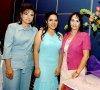 24042007
La novia al lado de su mamá, María Eugenia Herrera Quiroz y su suegra, Elsa Lorenia Robles Lliteras