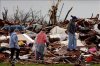 El tornado asotó el pueblo, en el que residen unas  mil 600 personas.