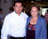21052007
Gerardo Silva viajó a México y lo despidió Norma Abedrop.