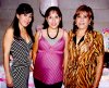 31052007
Karla Torres en su fiesta de canastilla con Mayra Sandoval, María Pérez y Laura del Bosque.