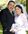 Srita. Julieta Alicia Mora Sánchez, el día de su enlace nupcial con el Sr. Juan José Salas Guerrero.