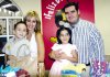 Cumplen 5 y 4 años
Martha Rodríguez de García de Alba y Raúl García de Alba con sus hijos Bernardo y María Paula García de Alba Rodríguez.