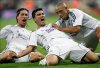Tras el final los jugadores saltaron al césped, dieron una vuelta de honor.