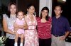 16062007
Belinda González García estuvo acompañada de familiares y amigas, en su fiesta de cumpleaños.