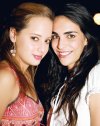 Mariangel Berlanga y Mónica Giacomán.