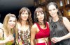 Cecilia, Paty, Ana y Lorena.
