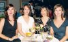 Luz Amelia Boehringer de Cobo, Susana de González y Alma de Garza.