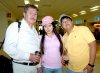 04072007
Víctor, Blanca y Miguel Jaramillo viajaron con destino a Nueva York.
