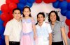 20072007
Luis Jorge Cuerda Fernández junto a sus padres, Luis Jorge y Claudia Cuerda y su hermanito Santiago, el día que festejó su cumpleaños.