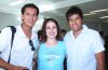 04082007
Marina González y Daniel Ruvalcaba viajaron a Mazatlán y los despidió Mauricio Ruvalcaba.